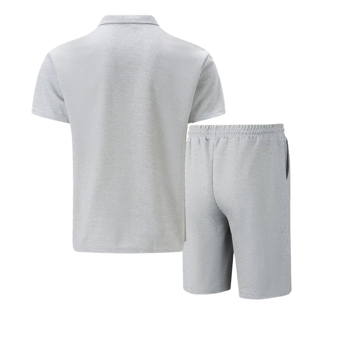 Old money style linen T-shirt and shorts