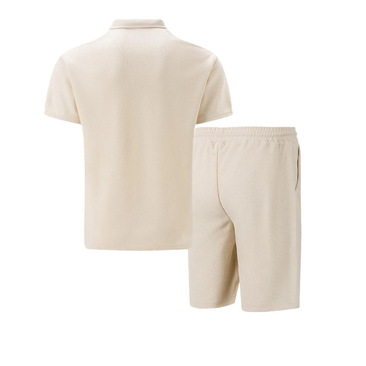 Old money style linen T-shirt and shorts