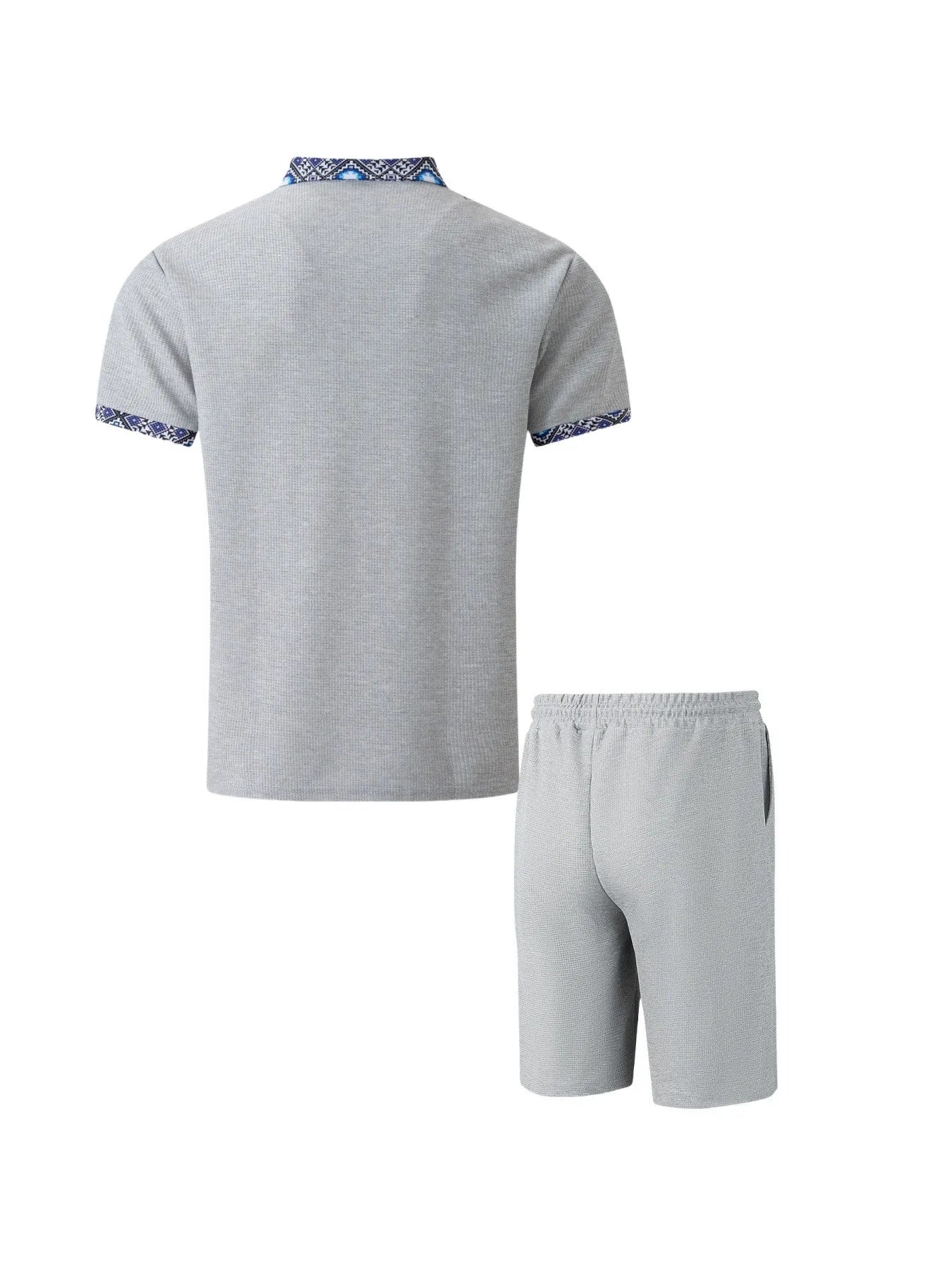 Old money style linen T-shirt and shorts